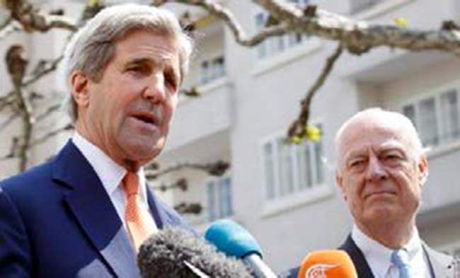 Kerry Urges Parties to Syrian Conflict to End Violence, Restore Ceasefire